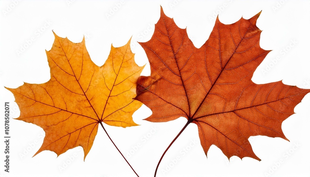 maple leaf isolate on transparent background maple leaf isolate on transparent background