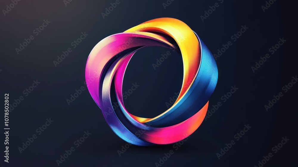 Abstract Circular Design with Vibrant Colors Abstract Circular Design with Vibrant Colors