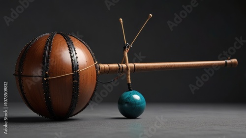 BERIMBAU MUSICAL INSTRUMENT, this image is from AI photo