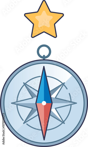 Compass and North Star symbolize guidance and direction.