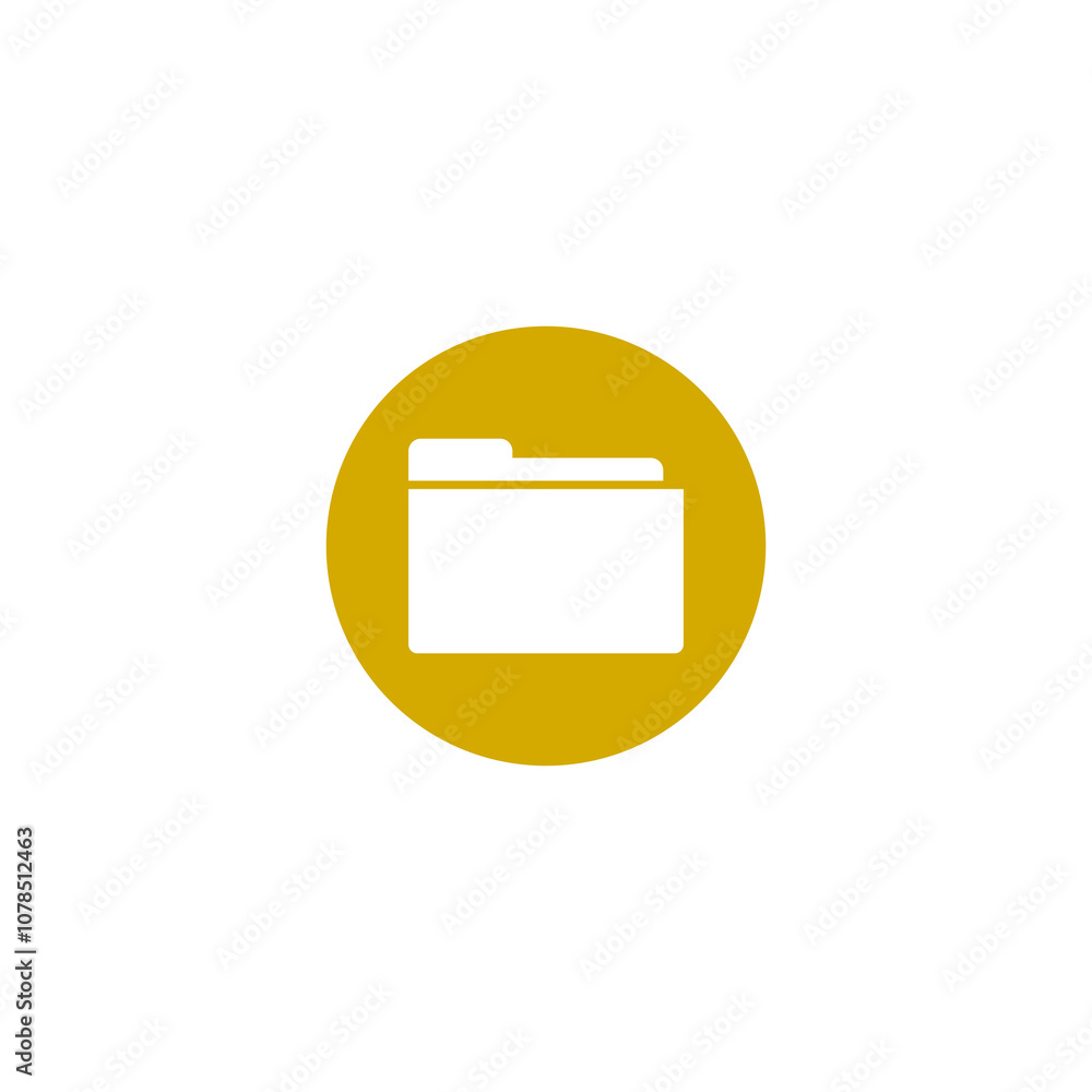 Folder icon isolated on transparent background Folder icon isolated on transparent background