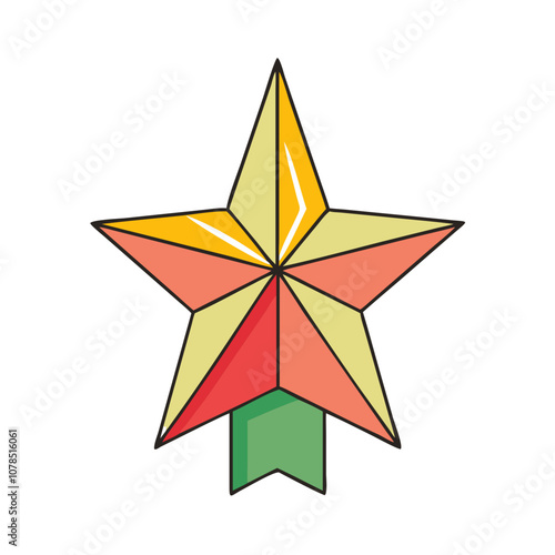 Wallpaper Mural Christmas tree vector art,  flat illustration Christmas tree icon Torontodigital.ca