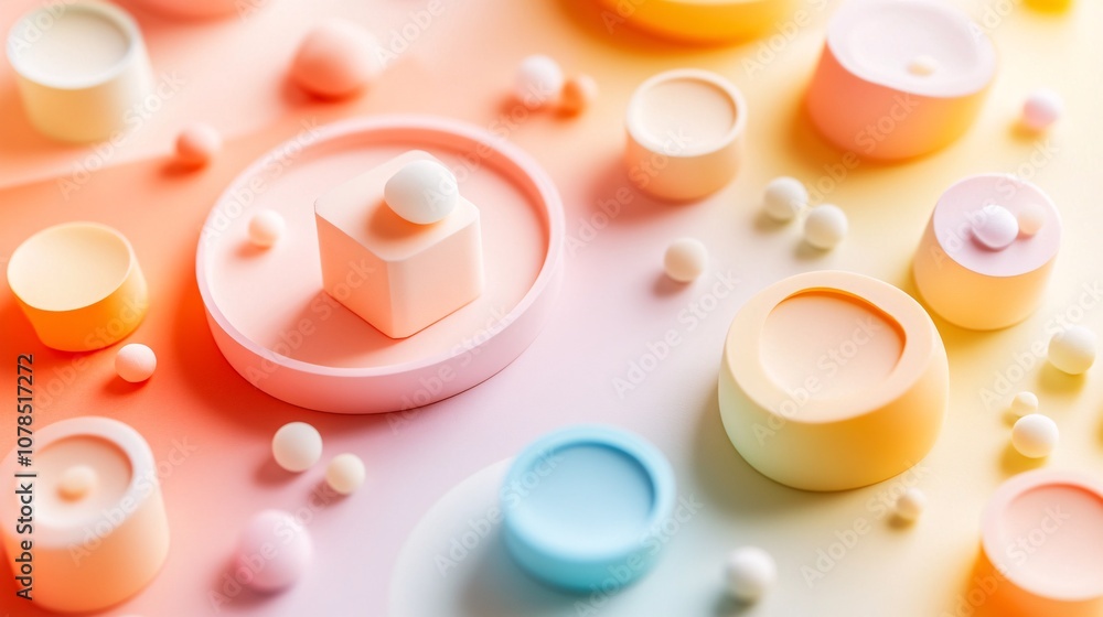 Soft Natural Tones with Geometric Shapes and Elements Soft Natural Tones with Geometric Shapes and Elements