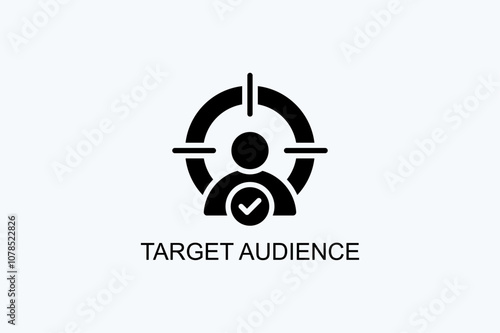 Target Audience Vector Icon Or Logo Illustration