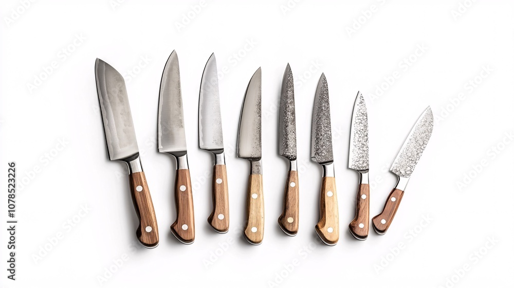 Fototapeta premium set of kitchen knives