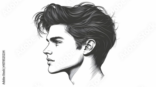 Man Profile Illustration