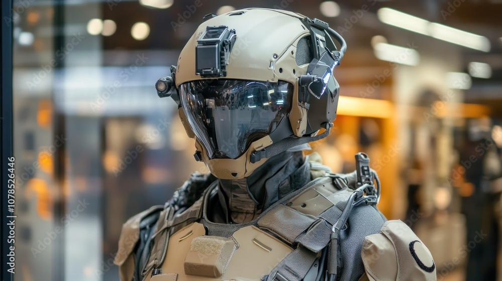Special forces soldier full gear helmets and mask modern technology background wallpaper AI generated image Special forces soldier full gear helmets and mask modern technology background wallpaper AI generated image