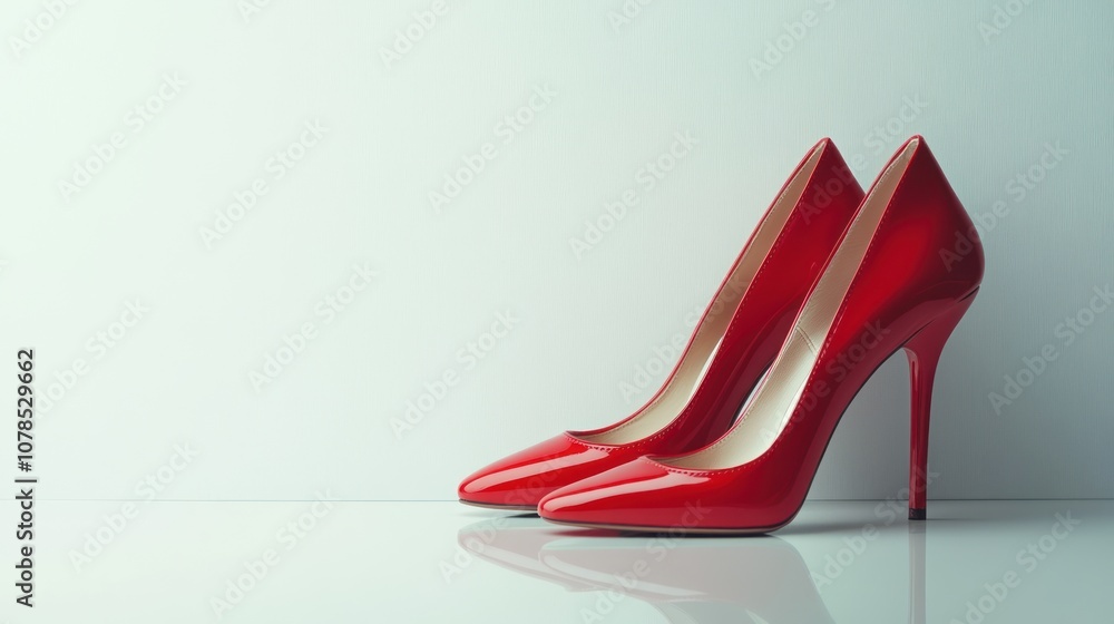 Elegant Red High Heels Elegant Red High Heels