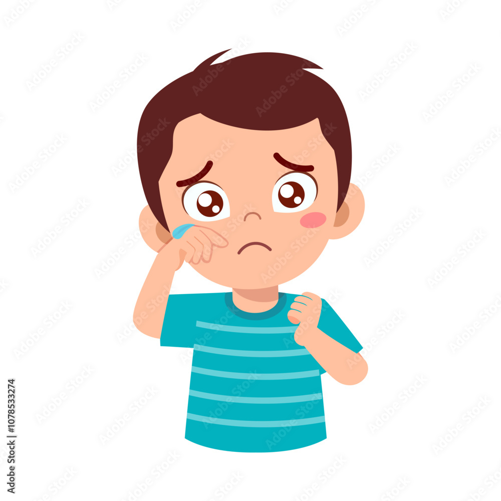 little kid crying and feeling sad little kid crying and feeling sad