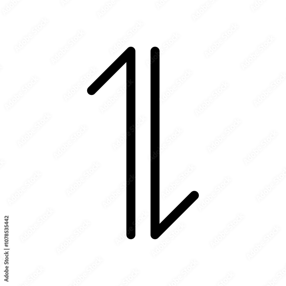 Data transfer icon Outline vector for web ui Data transfer icon Outline vector for web ui