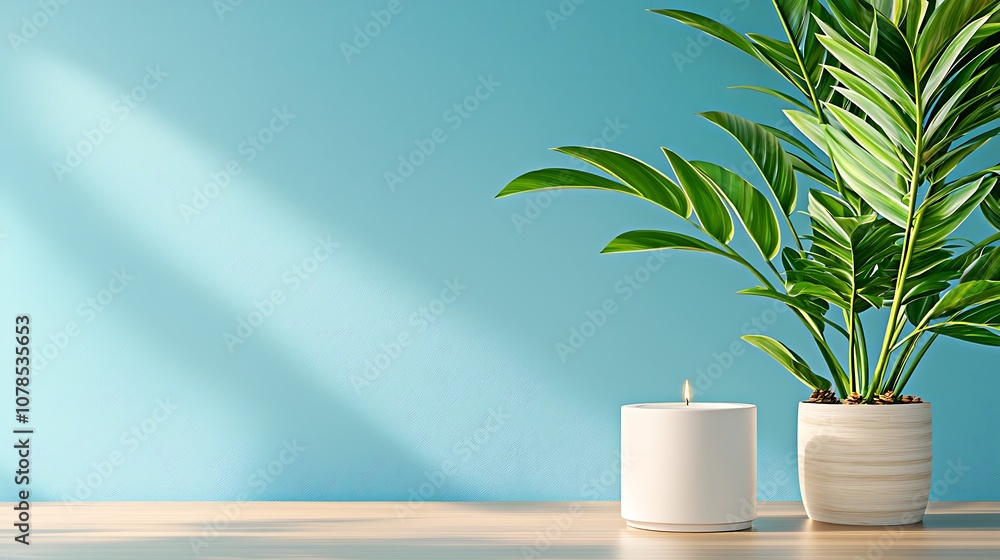 Create a relaxing atmosphere with indoor plants and elegant decor elements Create a relaxing atmosphere with indoor plants and elegant decor elements