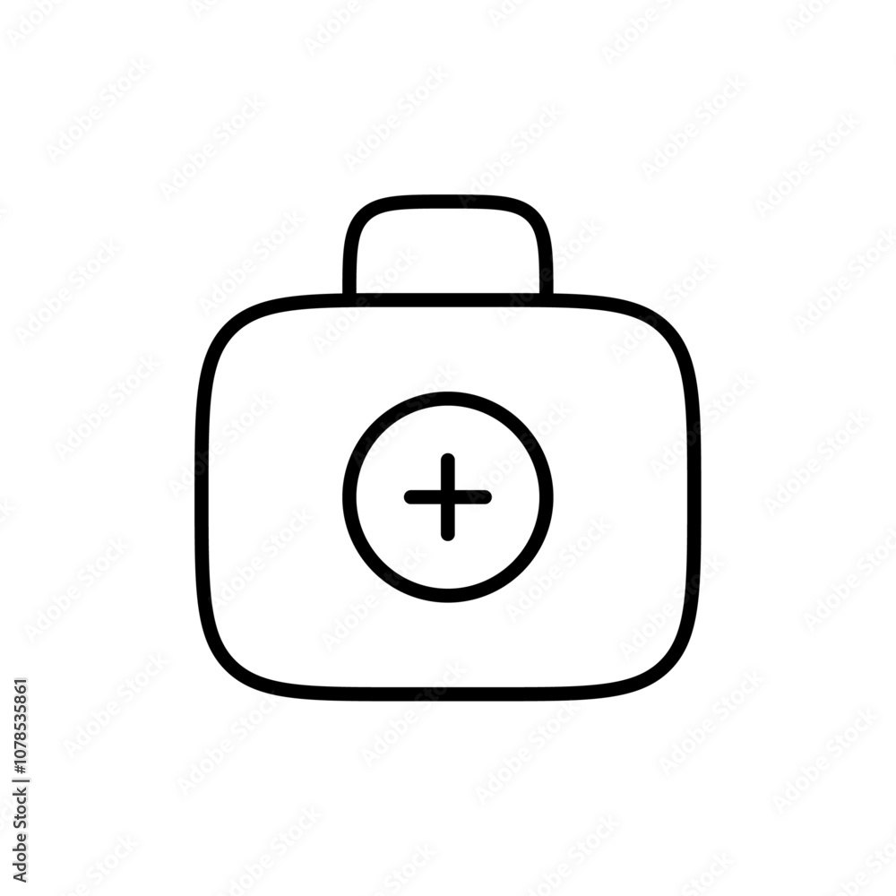 Doctor bag icon Outline vector for web ui Doctor bag icon Outline vector for web ui