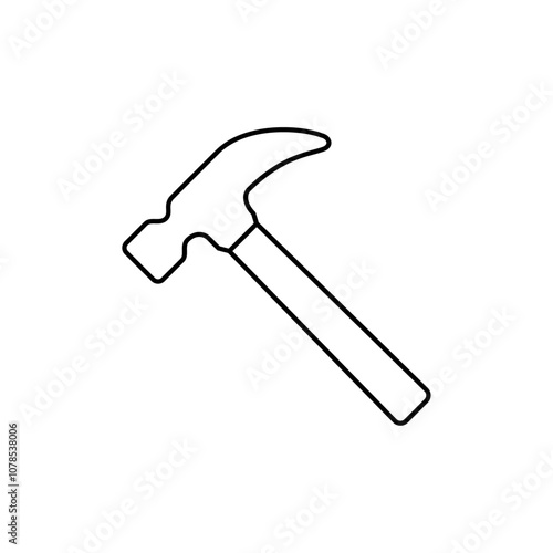Wallpaper Mural Hammer icon Outline vector for web ui Torontodigital.ca