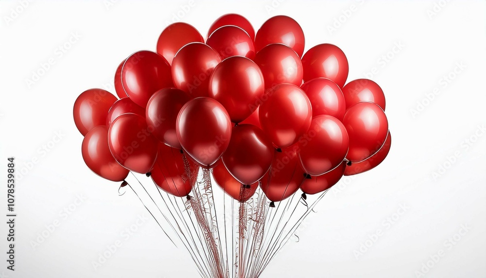 red balloon isolated on white red balloon isolated on white