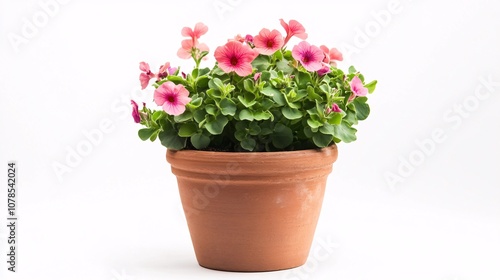 pink cyclamen in a pot