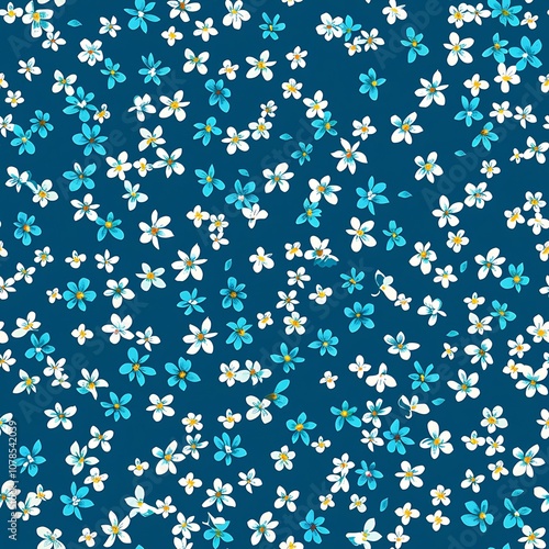 Vibrant Flower Patterns Perfect for Textiles, Wallpapers, and Decorations