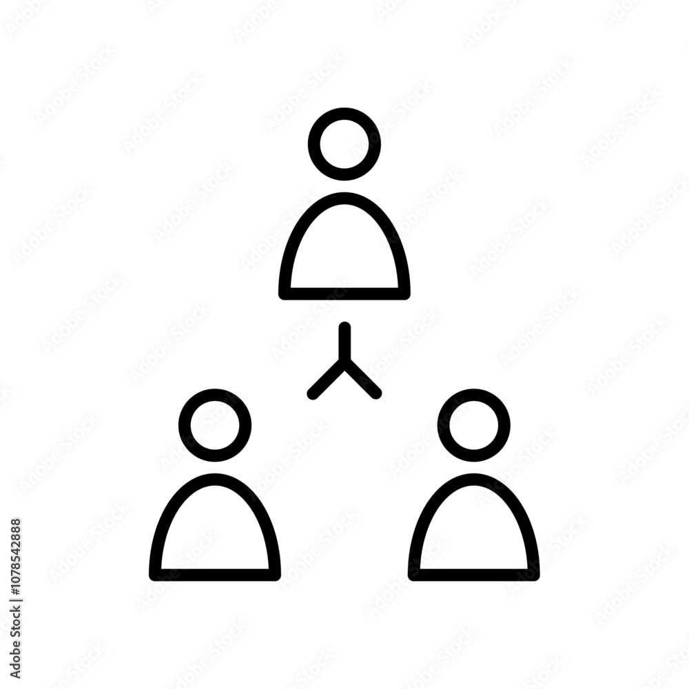 stakeholders icon Outline vector for web ui stakeholders icon Outline vector for web ui