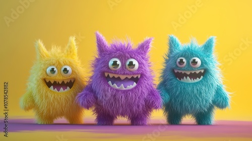 Explore a vibrant world of friendly furry monsters in high fidelity rendering