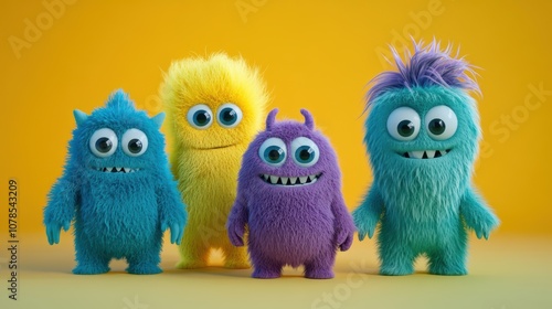 Discover adorable furry monsters high-fidelity cartoon characters for all ages