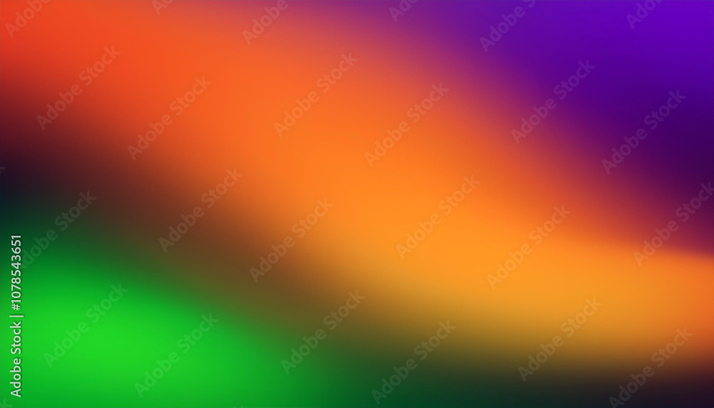 Abstract Gradient Background with Orange, Green, Abstract Gradient Background with Orange, Green,