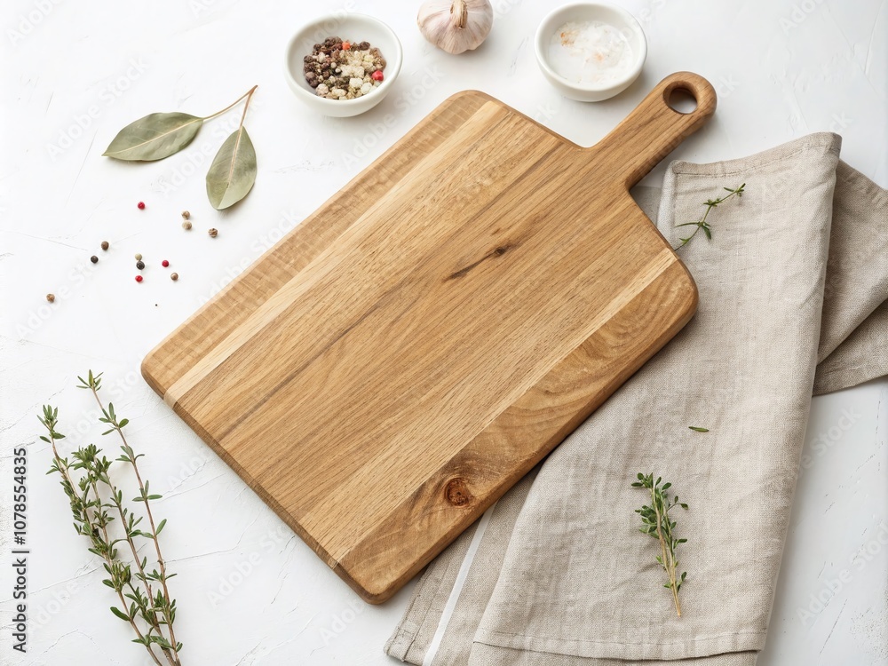 Minimalist Urban Still Life: Wooden Cutting Board on White Background Showcasing Modern Culinary Aesthetics and Functional Design for Home Cooks and Food Photography Enthusiasts Minimalist Urban Still Life: Wooden Cutting Board on White Background Showcasing Modern Culinary Aesthetics and Functional Design for Home Cooks and Food Photography Enthusiasts