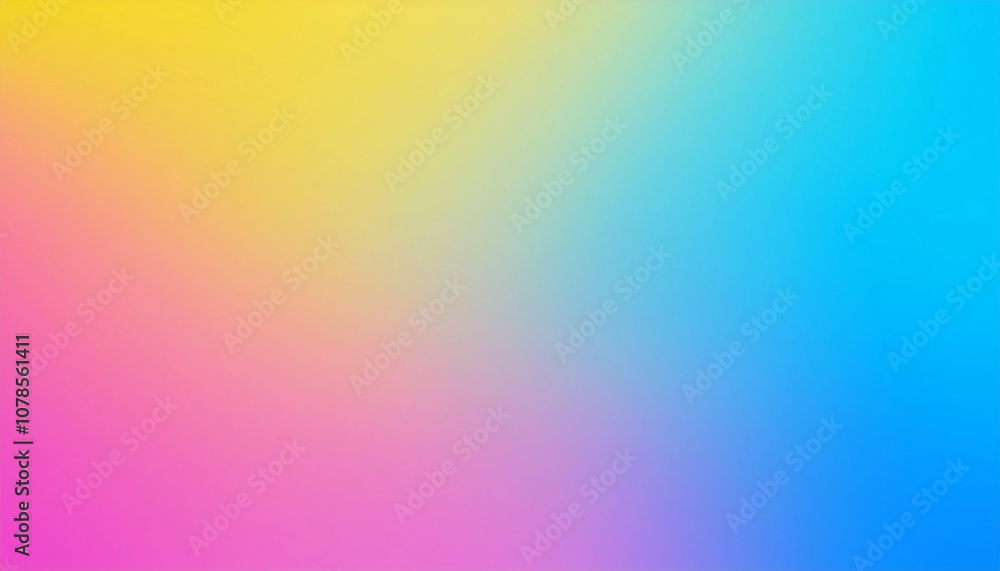 Abstract Gradient Background in Yellow, Pink, and