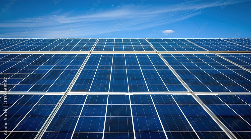 Aerial view of blue photovoltaic solar panels Aerial view of blue photovoltaic solar panels