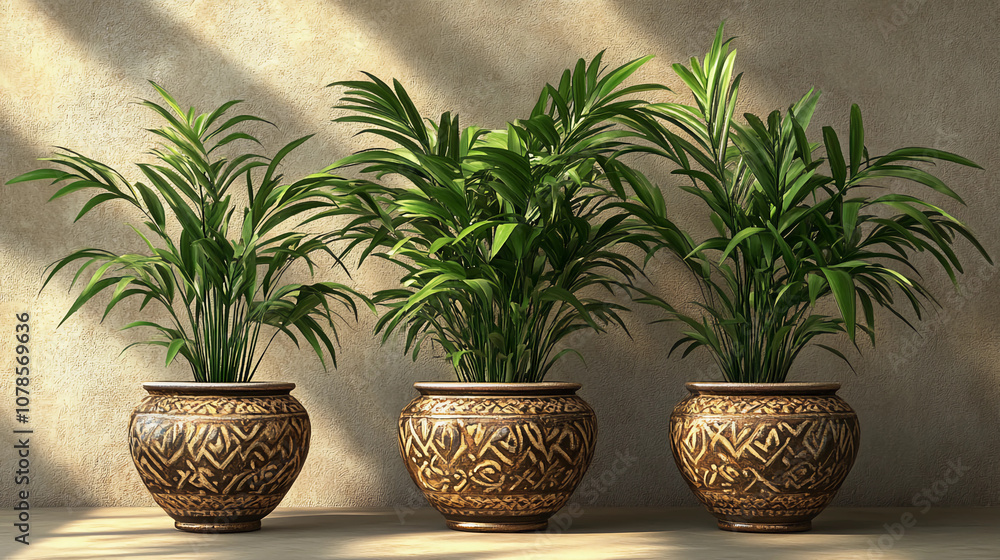 Potted houseplants Potted houseplants