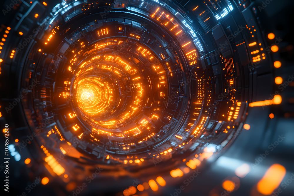 Abstract sci-fi style background image,Modern sci-fi science image Abstract sci-fi style background image,Modern sci-fi science image