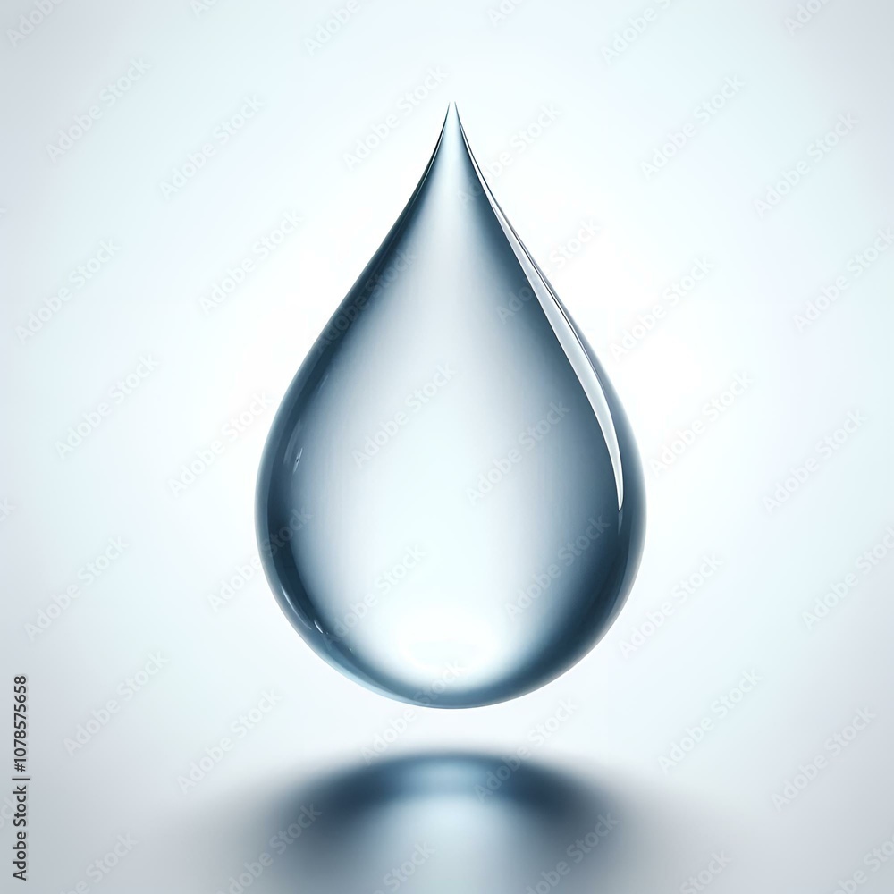 drop of water on white drop of water on white