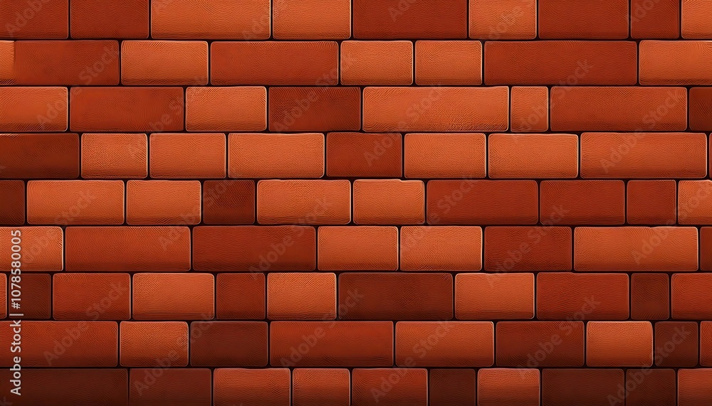 Obraz premium Brick wall background with simple graphics