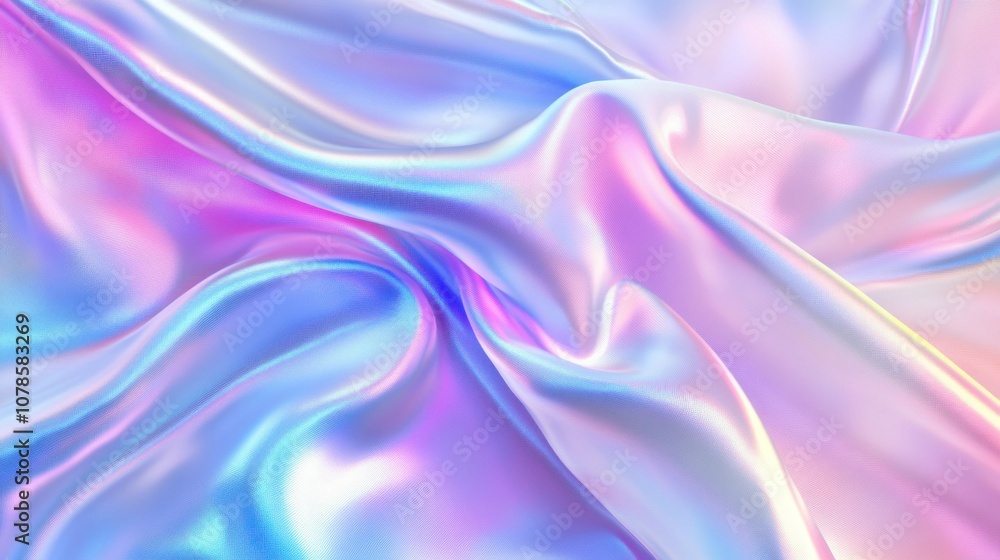 Abstract Holographic Silk Texture Abstract Holographic Silk Texture