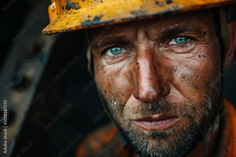Picture of a skilled bricklayer working with building blocks at a construction generative ai Picture of a skilled bricklayer working with building blocks at a construction generative ai