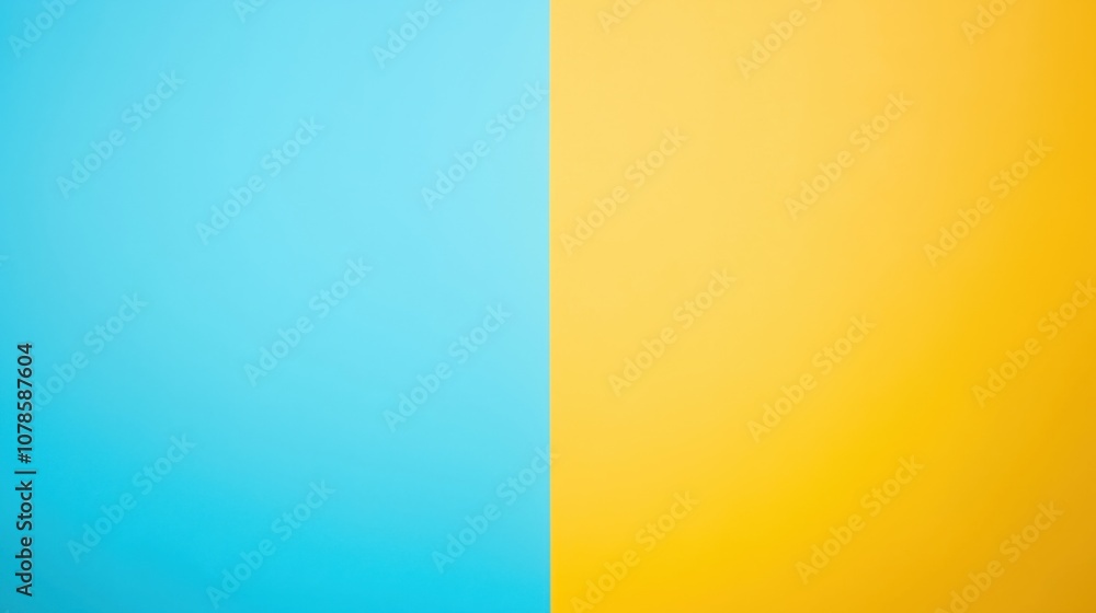 A vibrant dual-colored background featuring blue and yellow contrasts, perfect for modern designs and creative projects. A vibrant dual-colored background featuring blue and yellow contrasts, perfect for modern designs and creative projects.