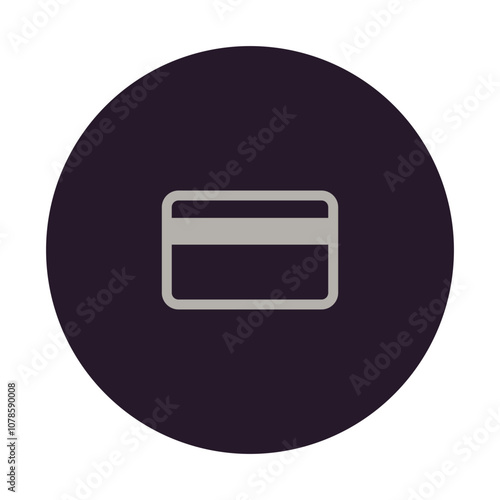 Illustration of a credit card with a dollar sign, symbolizing financial transactions and credit services.