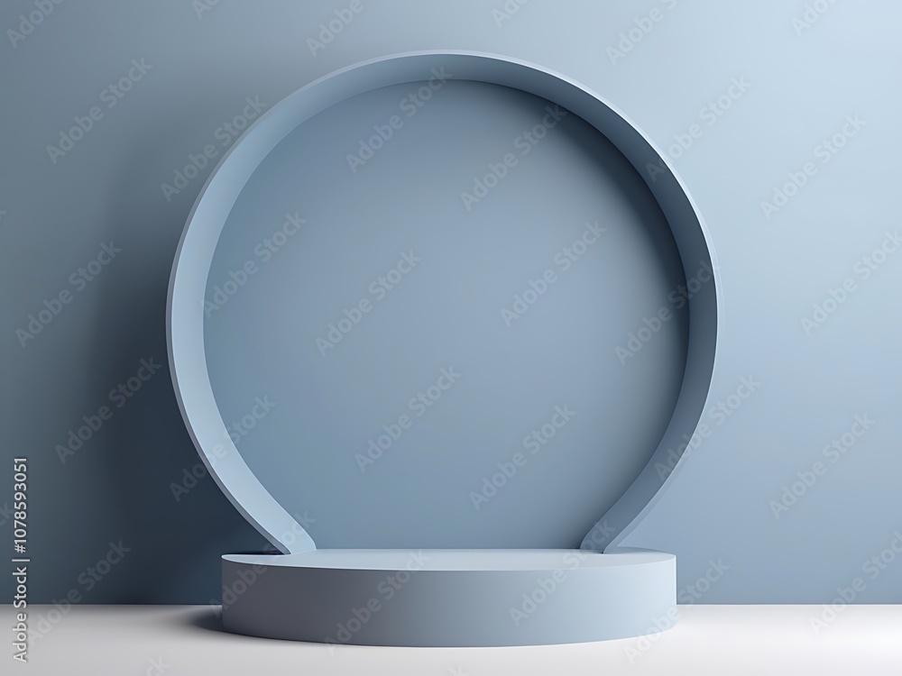 3d rendered abstract gray empty display podium Minimal scene for product display 3d rendered abstract gray empty display podium Minimal scene for product display