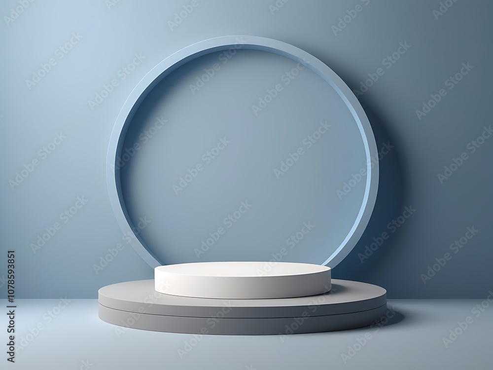 3d rendered abstract gray empty display podium Minimal scene for product display 3d rendered abstract gray empty display podium Minimal scene for product display