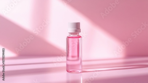 Pink Bottle in Soft Light