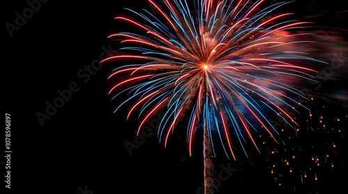 Fireworks. Colorful festive fireworks. Salute. Desktop wallpaper. Festive background. Holiday. New Year. Fireworks festival.