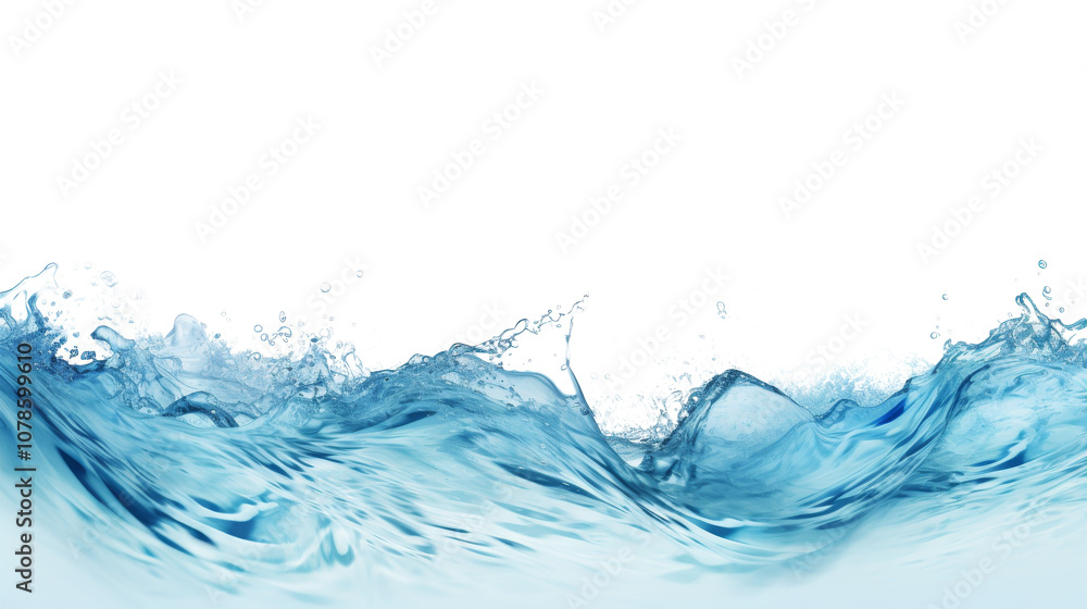 sea water isolated on white sea water isolated on white