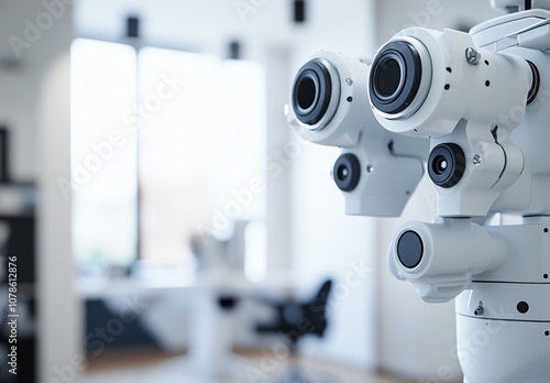 Close-up of Medical Device for Eye Examination photo