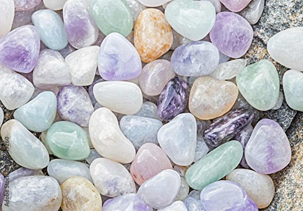 Pastel Tumbled Stones - Gemstone Collection Pastel Tumbled Stones - Gemstone Collection