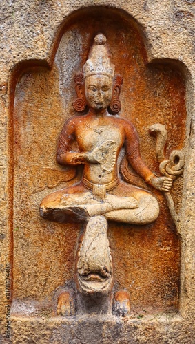 Front view of Hayagriva Madhava Temple, located in Hajo, Kamrup, Assam photo