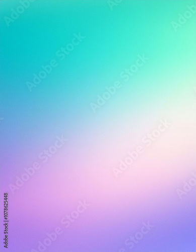 Abstract Blurred Background in Pastel Turquoise,