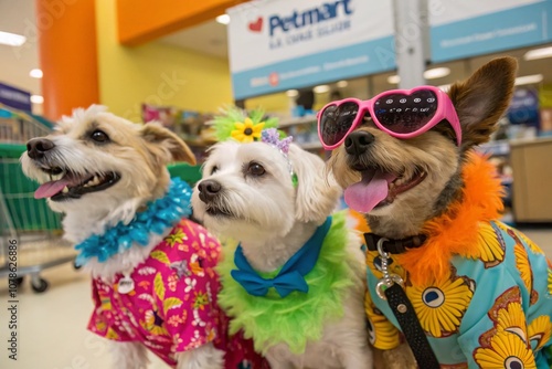 Vibrant and Stylish Pet Fashion Showcase at Petsmart Cape Coral Featuring Trendy Accessories, Colorful Outfits, and Happy Pets in a Lively Atmosphere for Pet Lovers photo