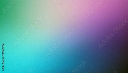 Abstract Gradient Background in Green, Blue and