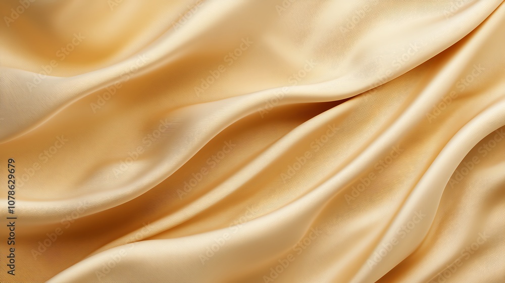Fototapeta premium Background of warm beige with smooth fabric-like finish