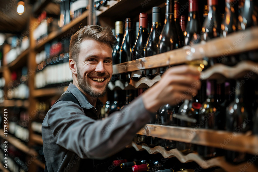 Generative AI image sommelier pouring wine into glasses during formal tasting event in luxurious restaurant wine storage winery Generative AI image sommelier pouring wine into glasses during formal tasting event in luxurious restaurant wine storage winery