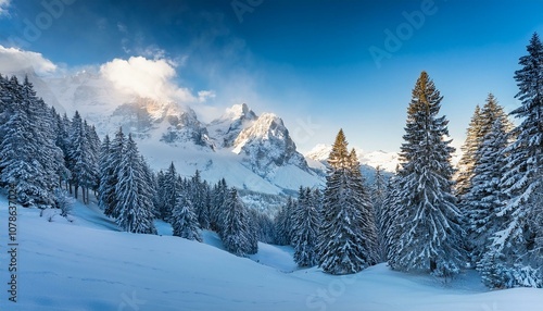 Wallpaper Mural Stunning panoramic view of the Swiss Alps from the top of the Schilthorn mountain in the Jungfrau region of the country Torontodigital.ca
