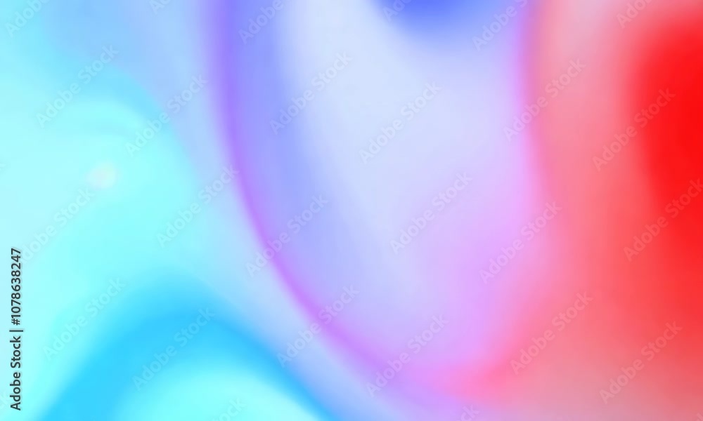Abstract blurred beautiful glowing pastel blue and red gradient background